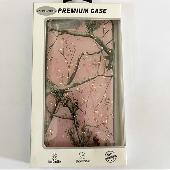 Pink Tree Apple IPhone 8 Plus case - Picture 2 of 2
